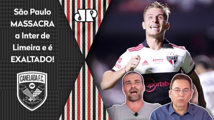 "SÓ ELOGIOS! O São Paulo METEU 5x1 e já DÁ PRA NOTAR que..." GOLEADA na Inter de Limeira é EXALTADA!