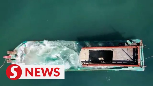 Kelantan MMEA disposes of seven seized Vietnamese boats