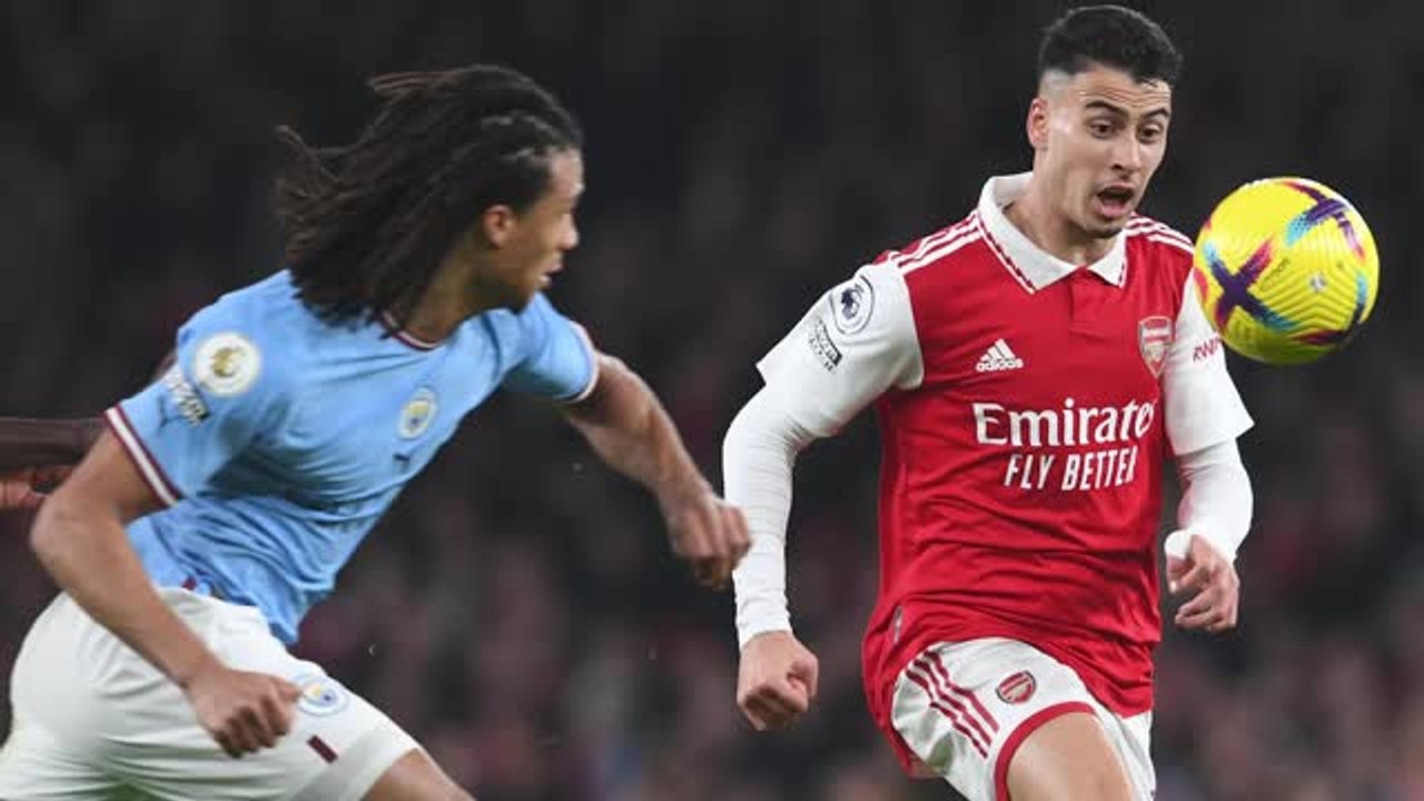 City strike back in title race with win at Arsenal