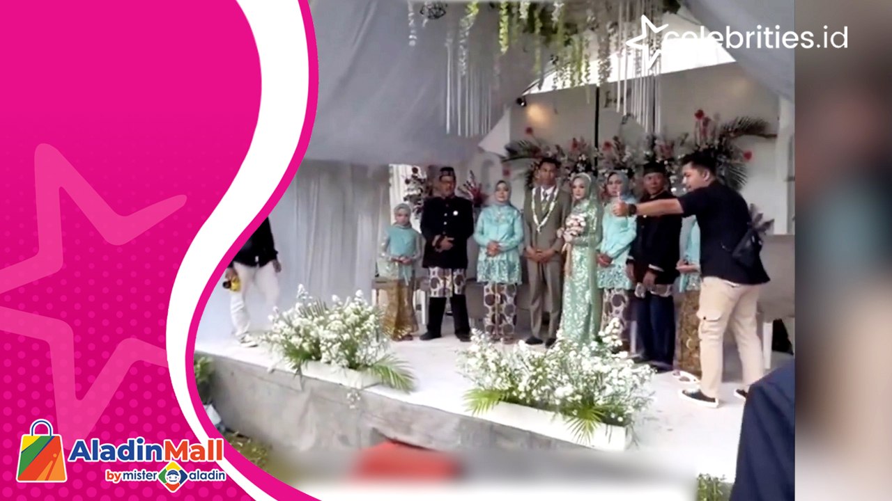 Viral! Pengantin Ini Buat Panggung Resepsi Terpisah dengan Tempat Tamu, Alasannya Tidak Disangka