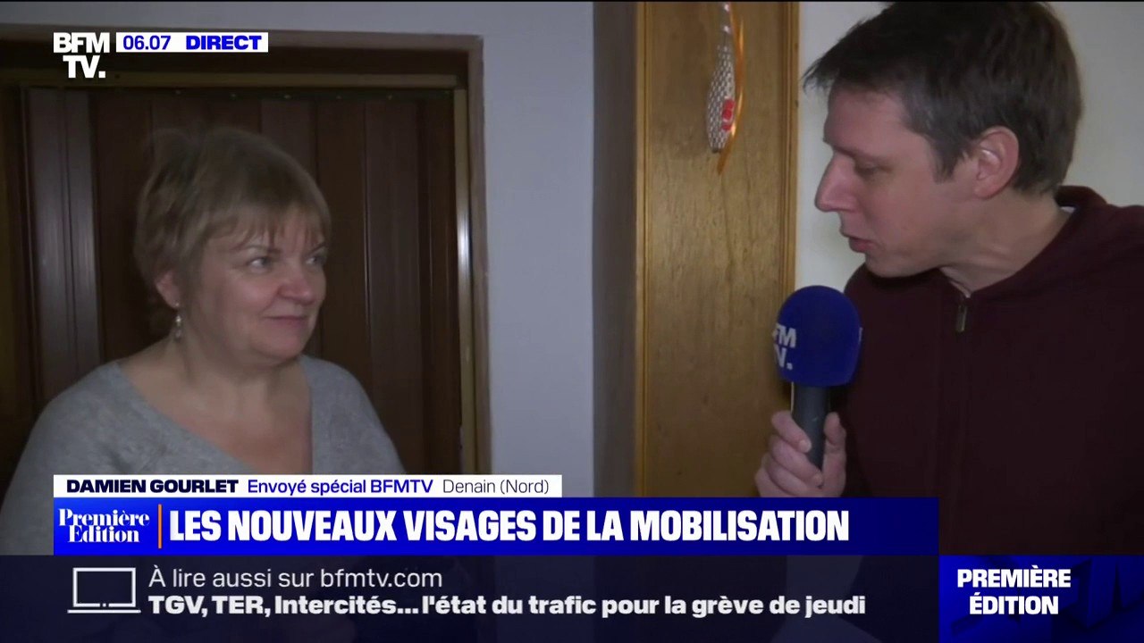 "Beaucoup de personnes n'arrivent pas à l'âge de la retraite parce qu'elles sont cassées": Martine, auxiliaire de vie de 60 ans, est en grève ce jeudi, pour elle et pour "[s]es collègues"