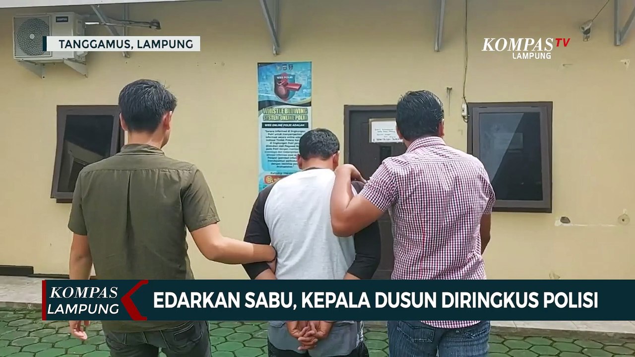 Kepala Dusun Diringkus Polisi! Terbukti Mengedarkan Sabu