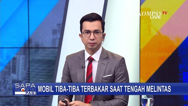 Sebuah Mobil Terbakar di SPBU Lumajang, Pengemudi Alami Luka Bakar di Tangan!