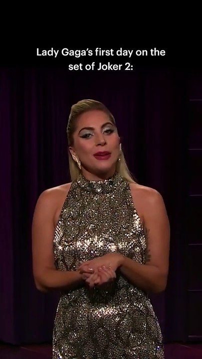 Lady Gaga’s first day on the set of Joker 2