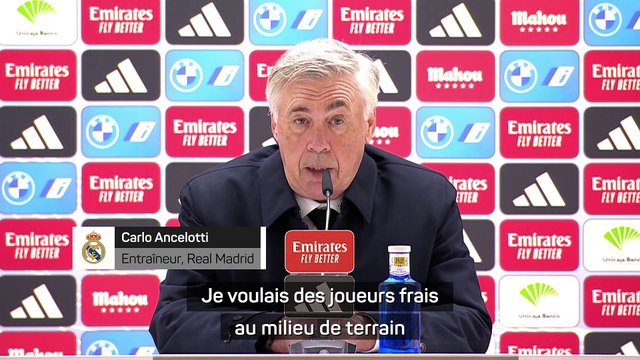 Ancelotti sur le choix Camavinga : Je voulais des joueurs frais