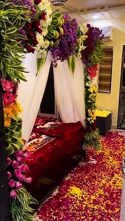 First Night Decoration | Wedding Night Bed Room Decoration