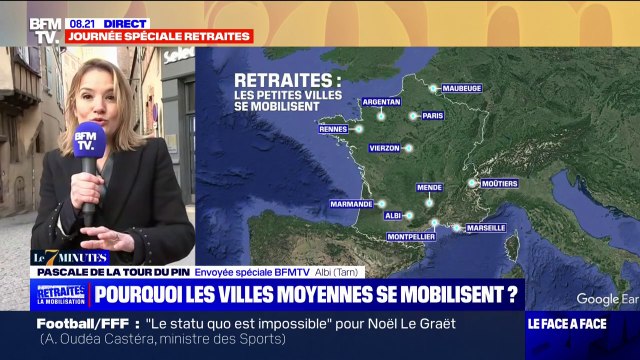 7 MINUTES POUR COMPRENDRE - Retraites: pourquoi les villes moyennes se mobilisent autant ?
