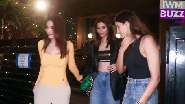 Vaani Kapoor, Pragya Yadav Kapoor & Diana Penty spotted at Mizu Restaurant in Bandra