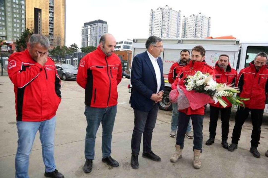 Ataşehir'in kahraman Arama Kurtarma Ekibi "ATAK" İstanbul'a döndü