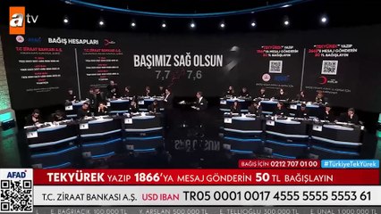 Türkiye Tek Yürek kampanyasında bir araya geldi.