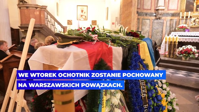Ostatnie pożegnanie białoruskiego bojownika, który zginął na Ukrainie