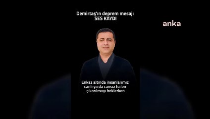 Demirtaş'tan 'sesli mesaj': Umut tam da buradadır
