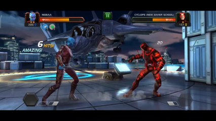 nebula Vs Cyclops fighting gaming video