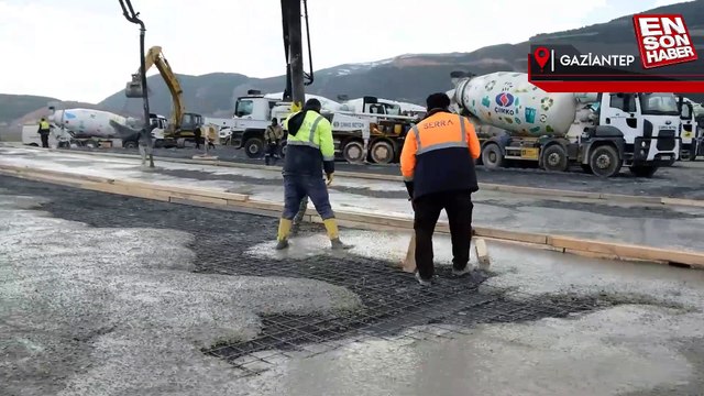 Nurdağı ve İslahiye ilçelerinde geçici barınma alanlarının çalışmalarına başlandı