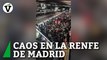Caos en la red de Cercanías Renfe de Madrid por cortes y retrasos: hay cinco líneas afectadas