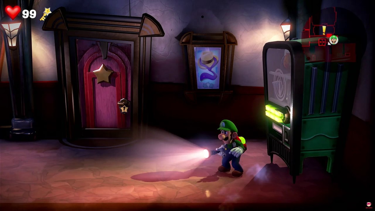 Luigi's mansion 3 - Luigi explores the Hotel Shops, Barbershop on the 3st floor and defeats Security Guard Boss