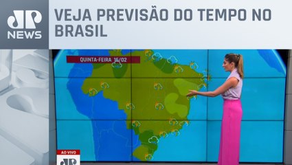 Tempo instável e muitos temporais no Brasil nesta quinta-feira (16)