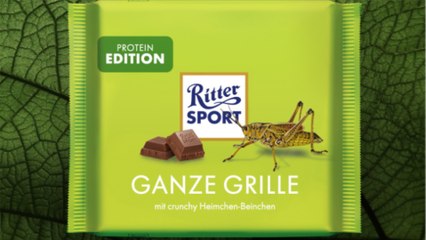 Ritter Sport preist Schokolade der Sorte "Ganze Grille" an - Kunden reagieren extrem sauer