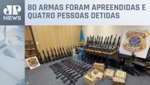 Polícia Federal faz maior apreensão de armas da história em uma única operação no RJ