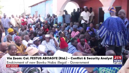 The Big Stories || Bawku Crisis: Enskinment of new Bawku Naba illegal - Government ||