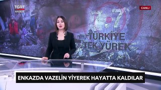 Deprem Enkazında İnanılmaz Kurtuluş Mücadelesi! Vazelin Yiyip İdrar İçmeye Çalıştılar!