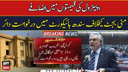 Application filed in SHC against mini-budget and petrol price hike