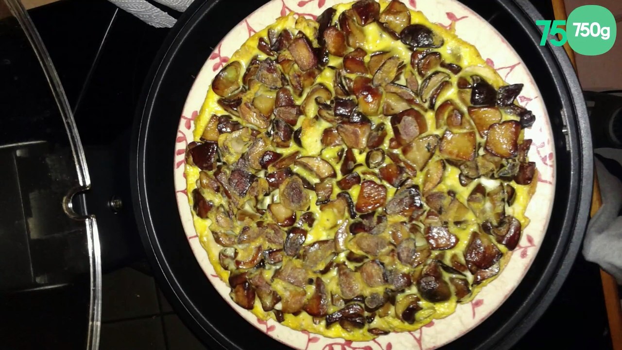 Omelette aux cèpes