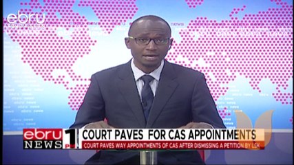 Court Paves For CAS Appointments