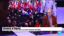 France strikes: New walkout as MPs battle over pension reform