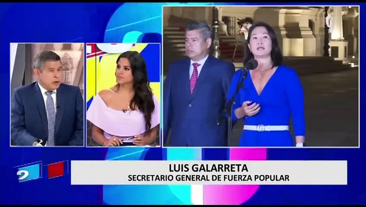 Luis Galarreta: "Fuerza Popular tiene claro que la izquierda radical quiere quedarse hasta el 2026"