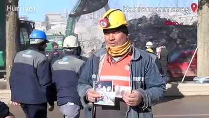 5 akrabasını kaybeden emekli madenci, Kahramanmaraş'ta enkazda çalışıyor