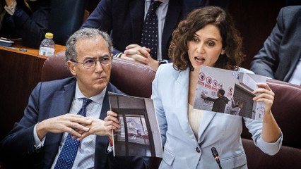 Ayuso, sobre los carteles en centros de salud, ahora prohibidos: "Es asqueroso"