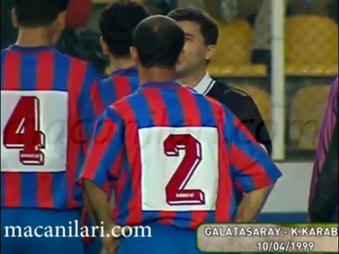 Galatasaray 2-0 Kardemir Karabükspor 10.04.1999 - 1998-1999 Turkish 1st League Matchday 27