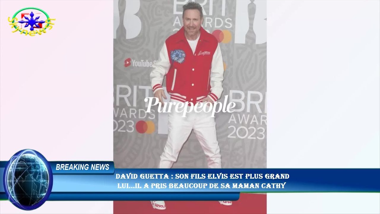 David Guetta : Son fils Elvis est plus grand  lui...il a pris beaucoup de sa maman Cathy
