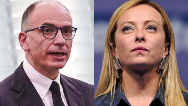 Pd, rissa per Giorgia Meloni Letta elogia il premier, è bufera