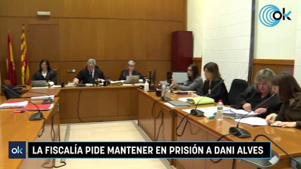 La Fiscalía pide mantener en prisión a Dani Alves