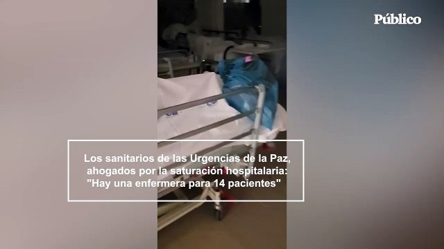 Los sanitarios de las Urgencias de la Paz, ahogados por la saturación hospitalaria: Hay una enfermera para 14 pacientes