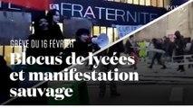 Blocus de lycées et cortège sauvage dans le Quartier latin contre la réforme des retraites