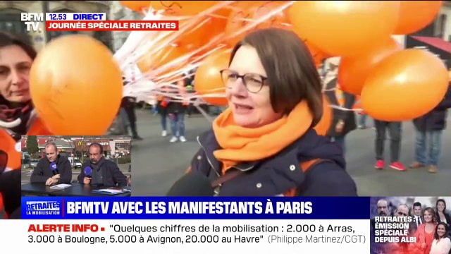 On ne parle pas du tout des conditions de travail, de la pénibilité : contre la réforme des retraites, la CFDT Santé-Sociaux est présente dans le cortège parisien