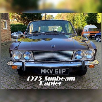 1975 Sunbeam Rapier .American Cars French cars from all over the world . muscle cars