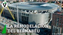 El Real Madrid muestra los últimos avances en las obras del estadio Santiago Bernabéu
