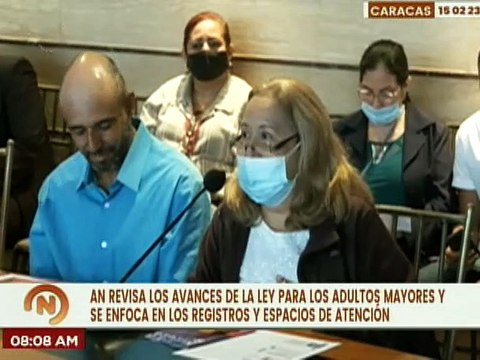 Asamblea Nacional revisa los avances en los registros y espacios de atención de los adultos mayores
