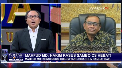 Puji Hakim dalam Kasus Sambo CS Hebat, Mahfud MD: Saya Langsung Bertepuk Tangan