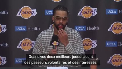 Lakers - Russell : "C'est facile de jouer avec Davis et LeBron"
