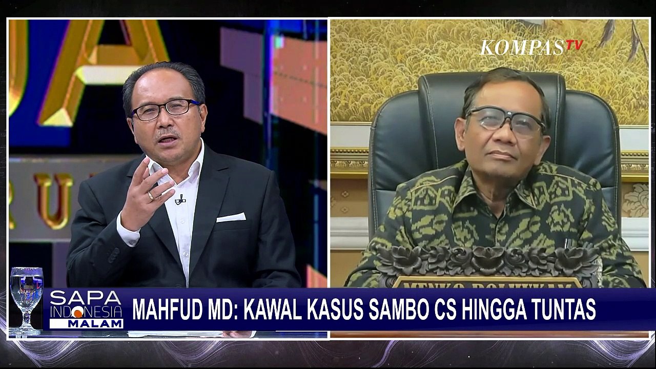 Disinggung Soal Gerakan Bawah Tanah dalam Kasus Sambo, Mahfud MD: Kita Pelototi Sampai Selesai