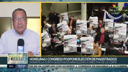 Congreso de Honduras pospone elección de magistrados