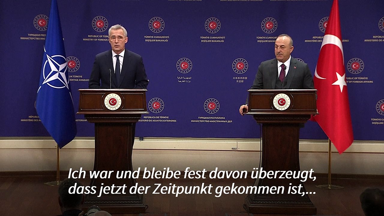 Stoltenberg: Türkei soll Nato-Beitritt Schwedens und Finnlands rasch zustimmen