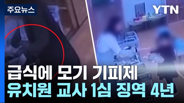유치원 급식에 모기 기피제 넣어 ...교사 징역 4년 / YTN