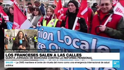 Informe desde París: huelguistas contra la reforma pensional mantienen la presión en las calles
