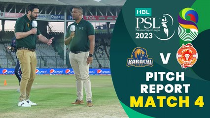 Pitch Report | Karachi Kings vs Islamabad United | Match 4 | HBL PSL 8 | MI2T